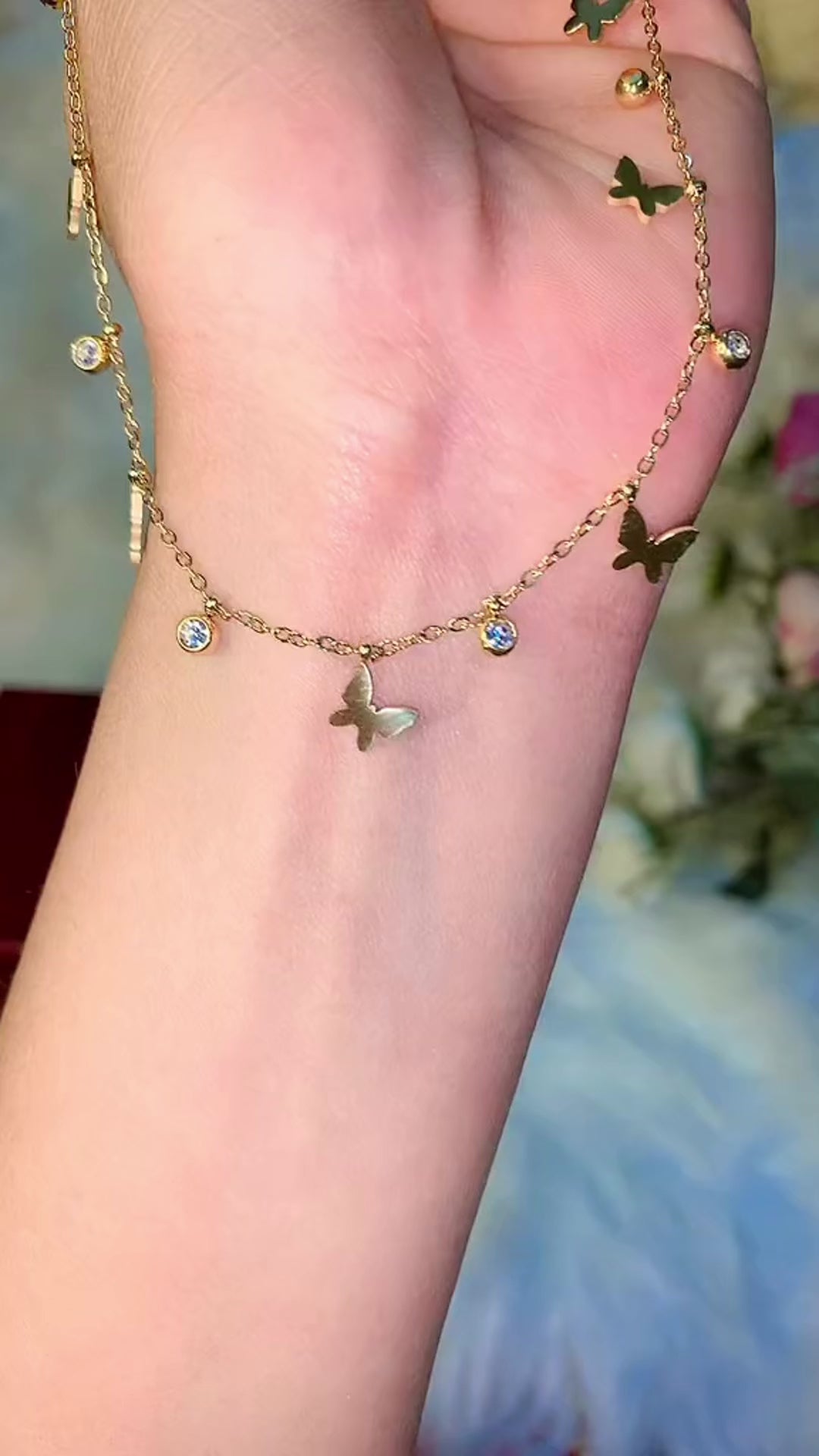 Butterfly Necklace Metal Clavicle Necklace